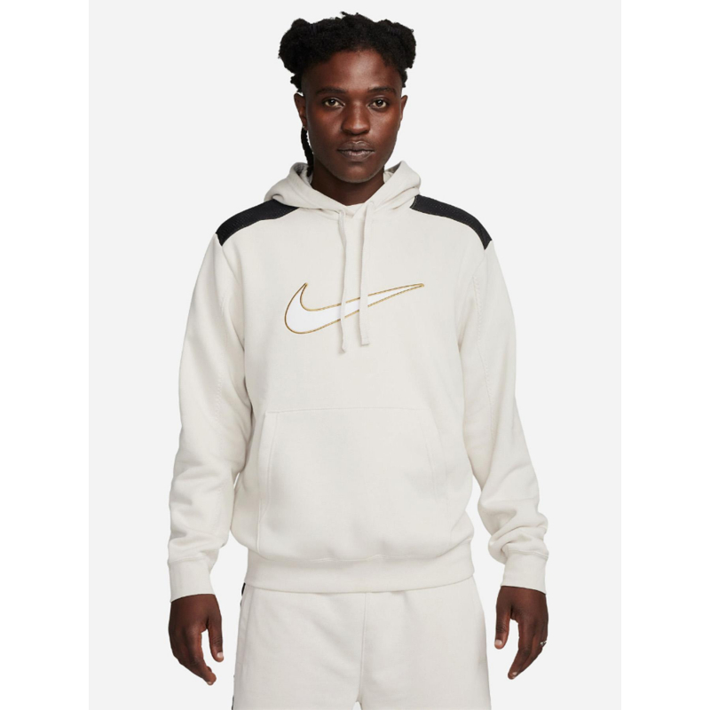 Sweat à capuche nsw sp fleece beige homme - Nike