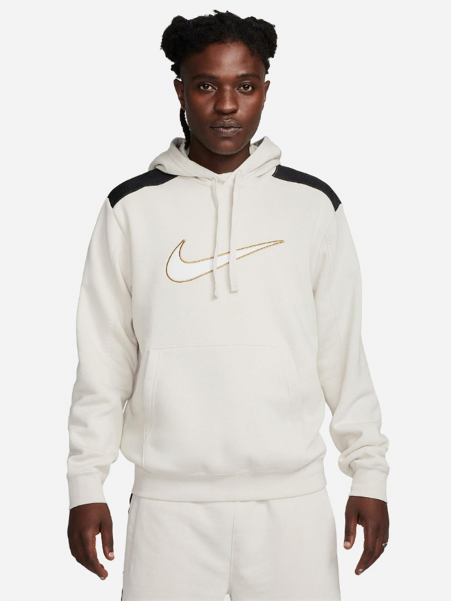 Sweat à capuche nsw sp fleece beige homme - Nike