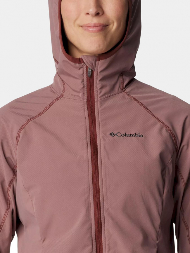 Veste as softshell rose femme - Columbia