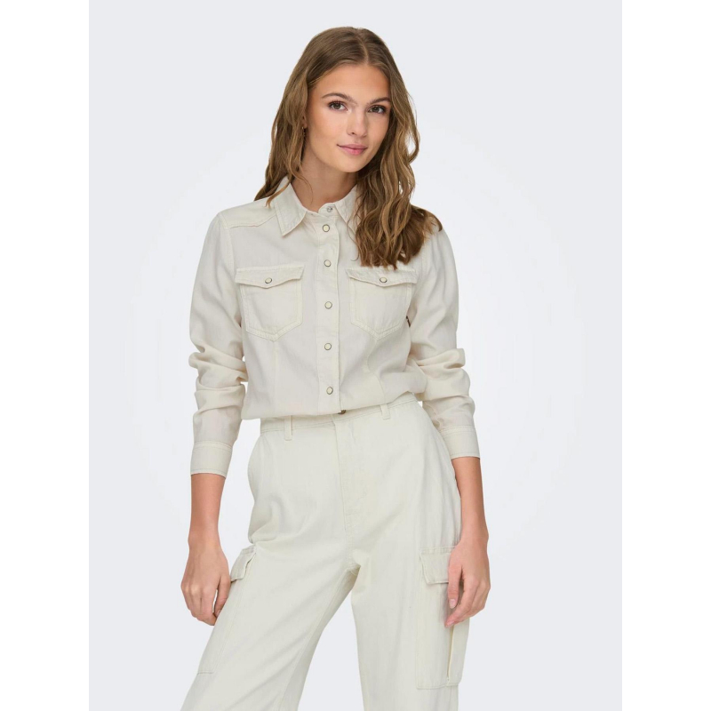 Chemise alexa écru femme - Only