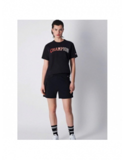 T-shirt crewneck dégradé noir femme - Champion