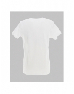 T-shirt manches courtes basito blanc homme - Deeluxe