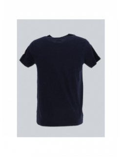 T-shirt nautica squelette bleu marine homme - Deeluxe