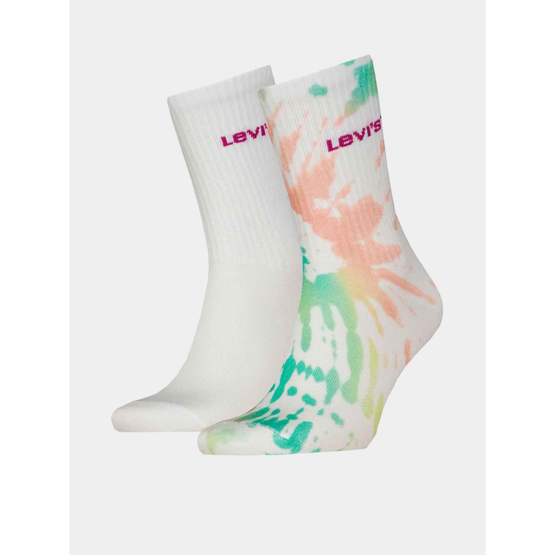 Pack 2 paires de chaussettes summer print blanc - Levi's