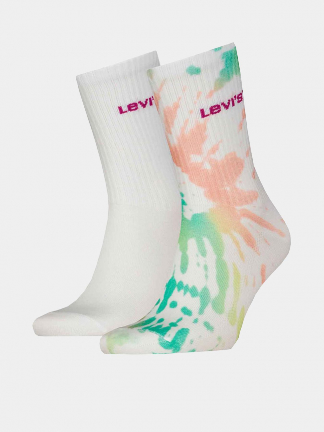 Pack 2 paires de chaussettes summer print blanc - Levi's