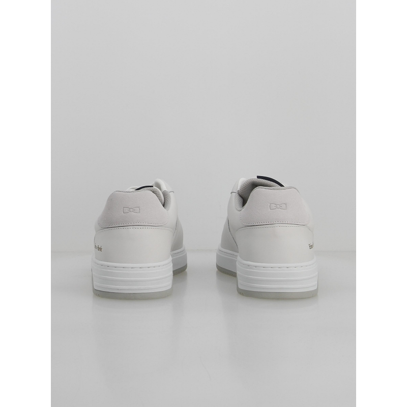 Baskets en cuir blanc homme Eden Park wimod