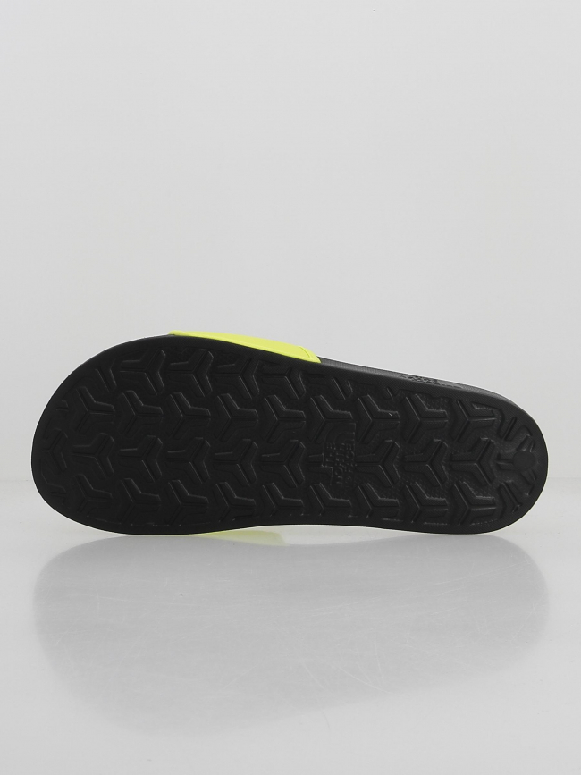 Claquettes base camp slide III noir jaune homme - The North Face