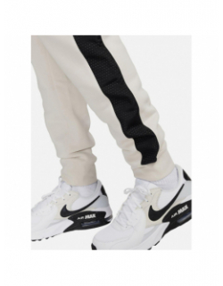 Jogging sportswear swoosh beige noir homme - Nike