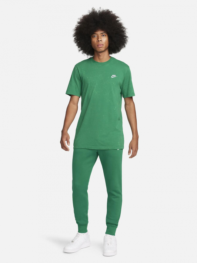 Jogging nsw club fuselé vert homme - Nike