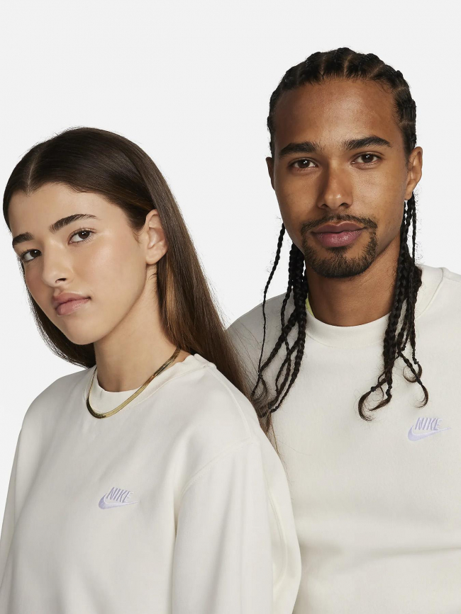 Sweat sportswear club crew blanc - Nike