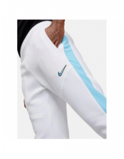 Jogging sportswear swoosh blanc bleu homme - Nike