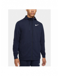 Sweat zippé à capuche sportswear dri fit bleu homme - Nike