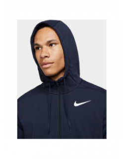 Sweat zippé à capuche sportswear dri fit bleu homme - Nike