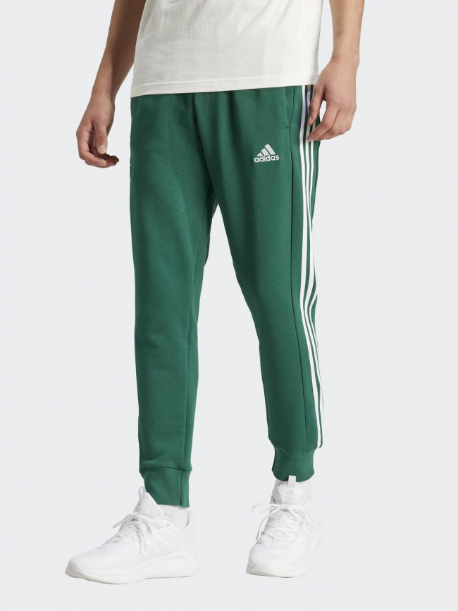 Jogging 3s logo brodé vert homme - Adidas