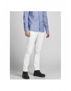 Pantalon chino marco bowie blanc homme - Jack & Jones