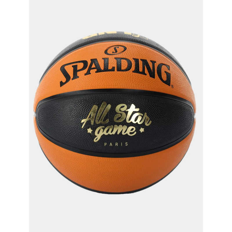Ballon de basketball varsity noir orange - Spalding