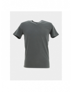 T-shirt col v tawax 2 kaki homme - Teddy Smith