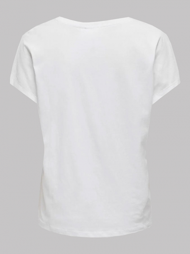 T-shirt de sport play juf life loose blanc femme - Only Play