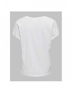 T-shirt de sport play juf life loose blanc femme - Only Play