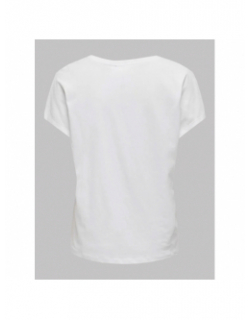 T-shirt de sport play juf life loose blanc femme - Only Play