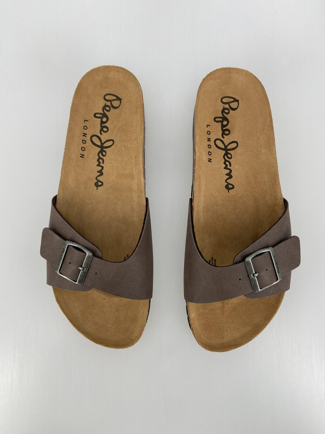 Sandales bio single chicago marron homme - Pepe Jeans