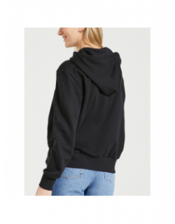 Sweat à capuche coeur noli noir femme - Only