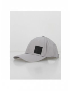 Casquette argentée logo gris - Helvetica