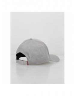 Casquette argentée logo gris - Helvetica