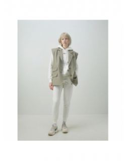 Pantalon de Jogging sportswear phoenix blanc femme - Nike