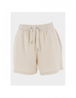 Short loose frei logo beige femme - Only Play