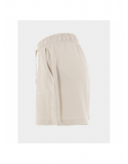 Short loose frei logo beige femme - Only Play