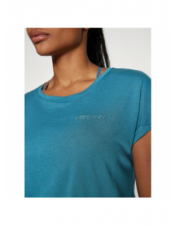 T-shirt loose frei logo vert femme - Only Play
