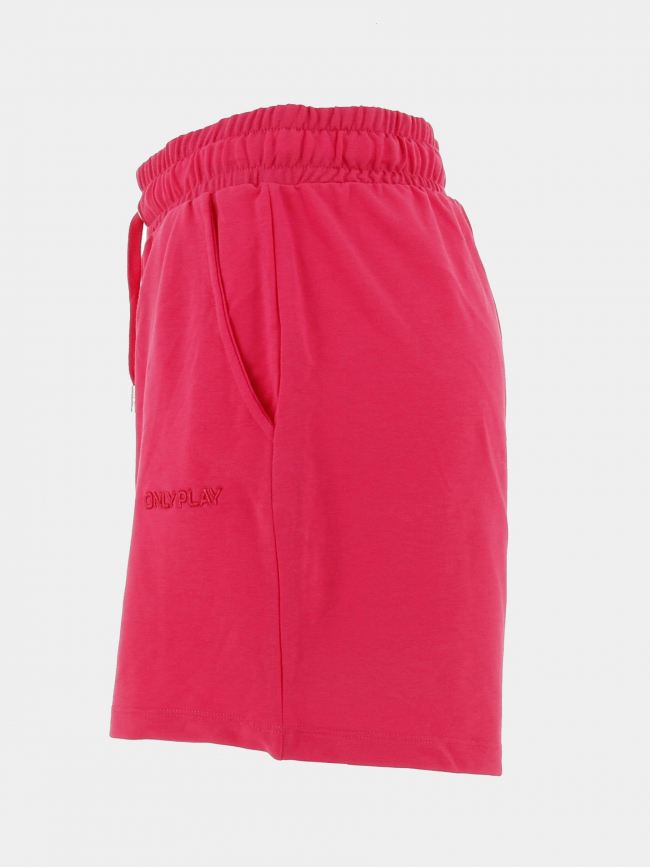 Short loose frei logo rose femme - Only Play