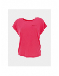 T-shirt loose frei logo rose femme - Only Play