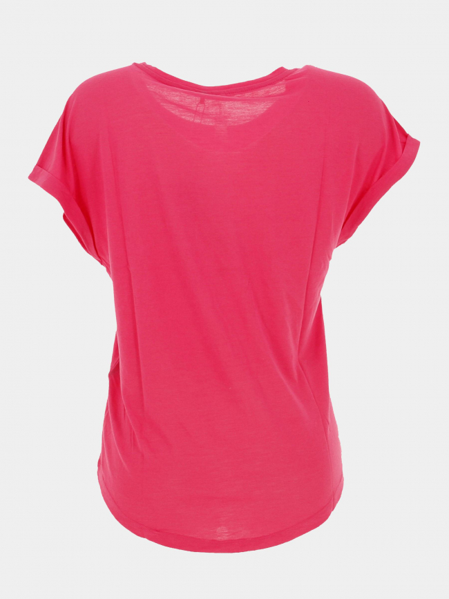 T-shirt loose frei logo rose femme - Only Play
