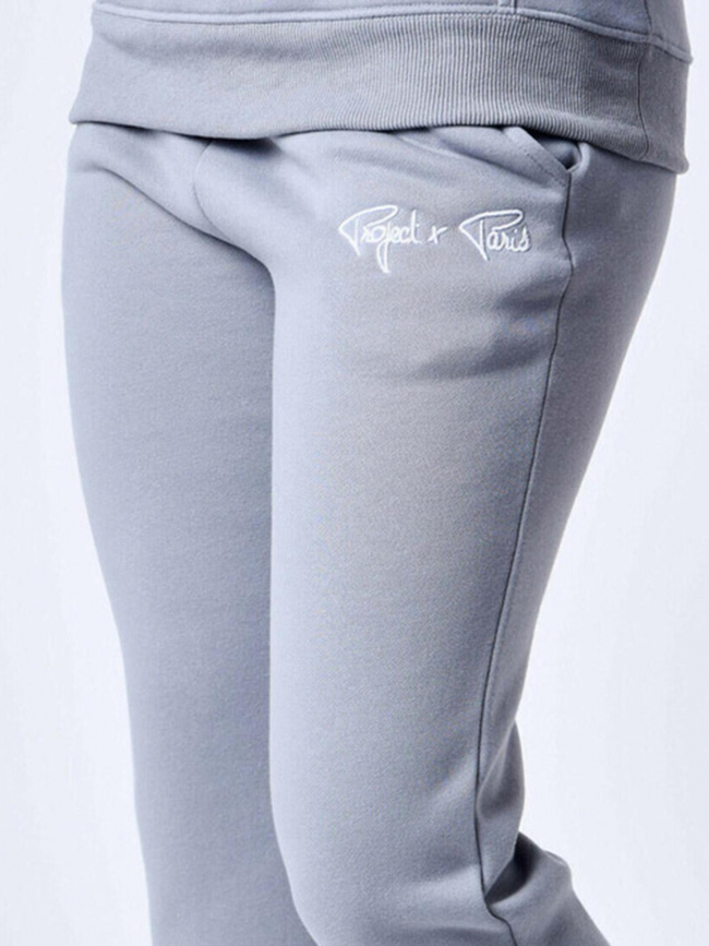 Pantalon de Jogging signature logo bleu clair femme - Project X Paris