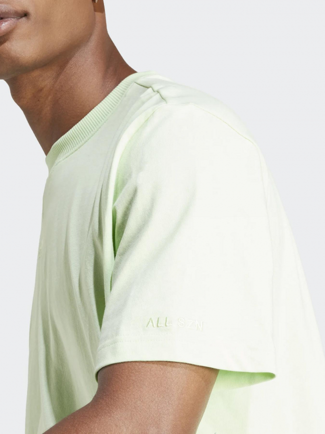 T-shirt uni all szn vert homme - Adidas