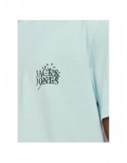 T-shirt lafayette flower bleu clair homme - Jack & Jones