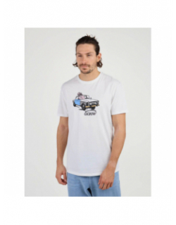 T-shirt imprimés taviri blanc homme - Oxbow