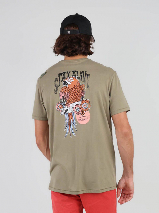 T-shirt imprimés torea kaki homme - Oxbow