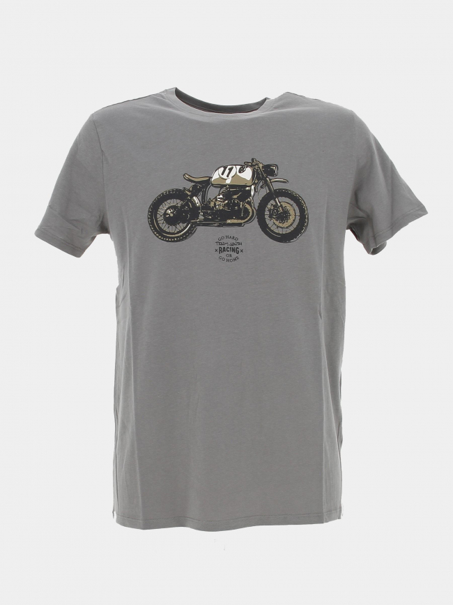 T-shirt cars racing kaki homme - Teddy Smith
