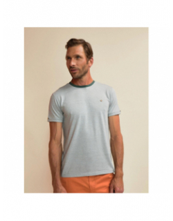 T-shirt mini rayures twilight vert homme - Benson & Cherry