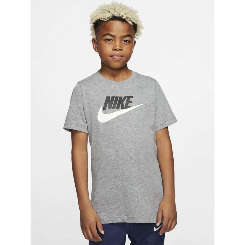 T-shirt futura icon td gris enfant - Nike