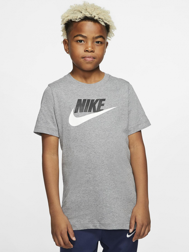 T-shirt futura icon td gris enfant - Nike