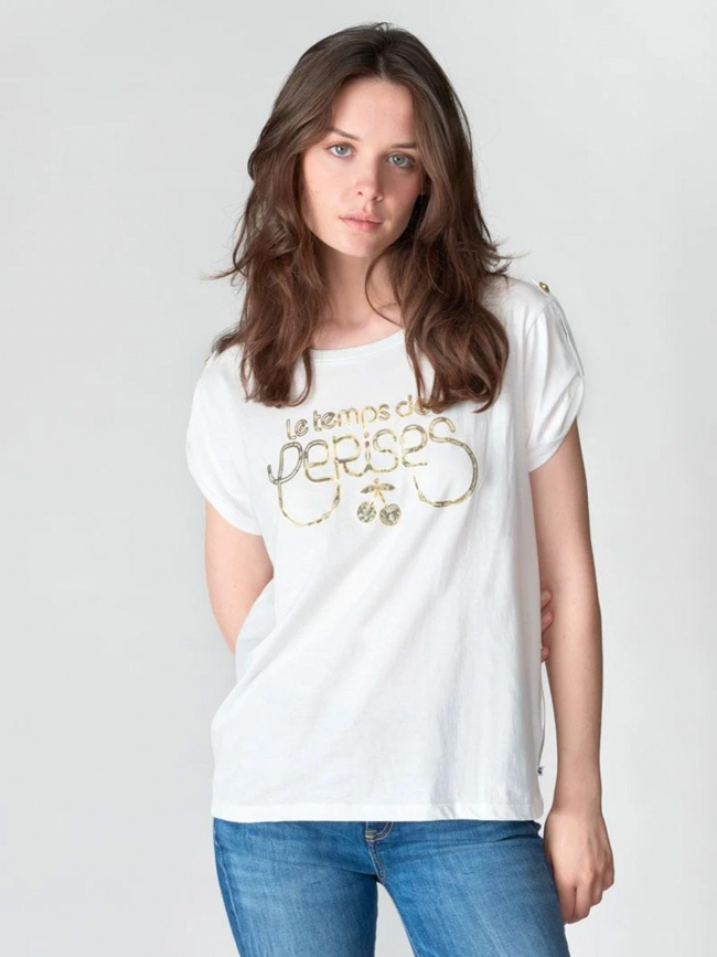T-shirt dwight blanc femme - Le Temps Des Cerises