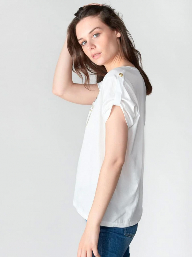 T-shirt dwight blanc femme - Le Temps Des Cerises