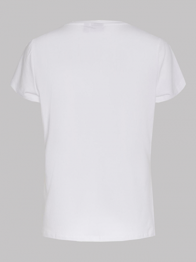 T-shirt merina blanc femme - Pieces