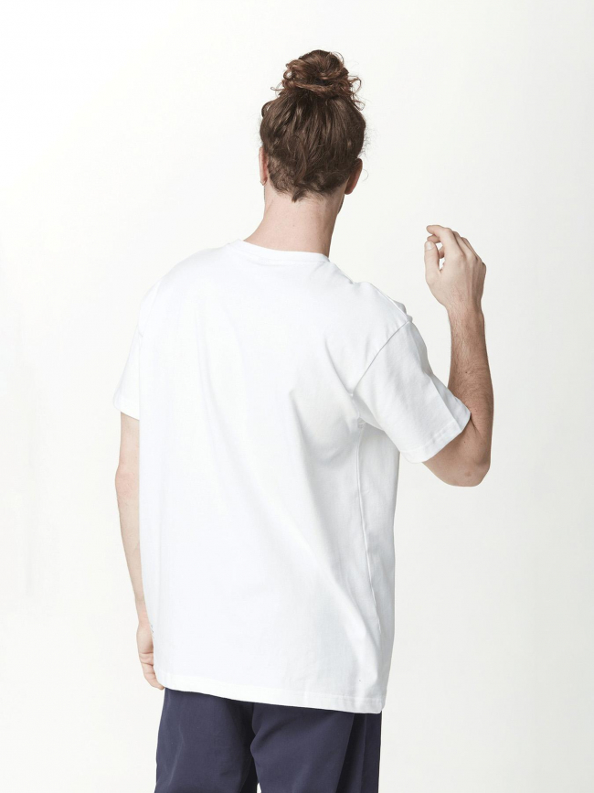 T-shirt uni yorra logo blanc homme - Picture