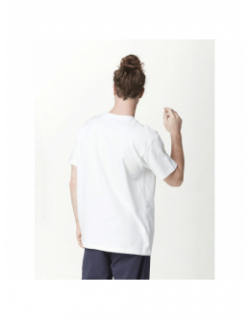 T-shirt uni yorra logo blanc homme - Picture