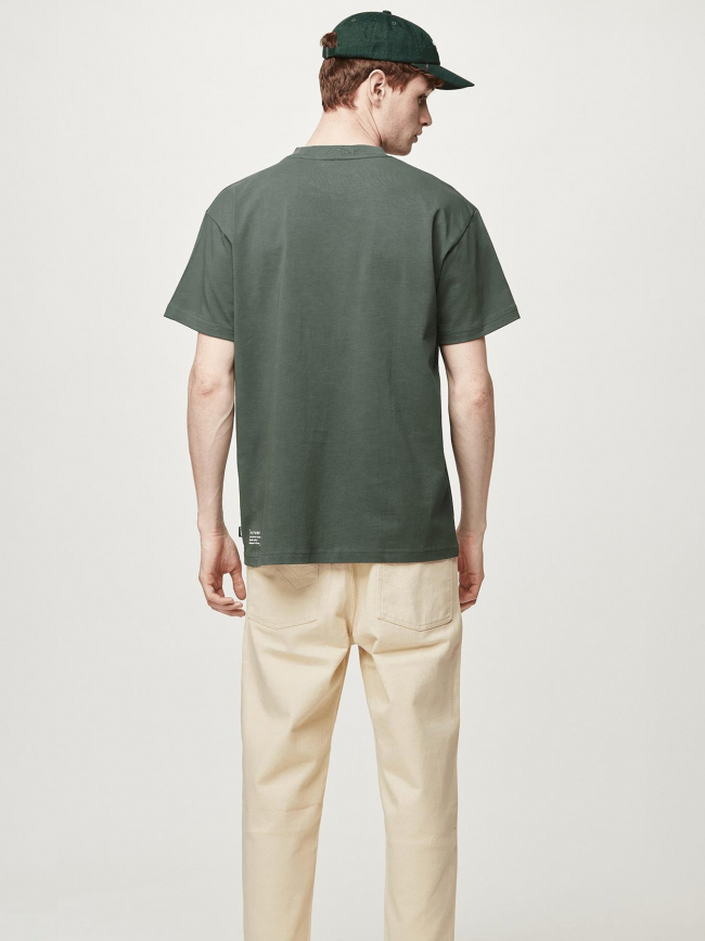 T-shirt uni yorra vert homme - Picture